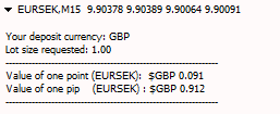 ! Pips Value Calculator V1